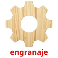 engranaje flashcards illustrate