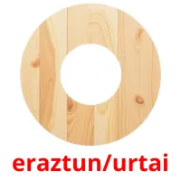 eraztun/urtai flashcards illustrate