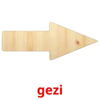 gezi flashcards illustrate
