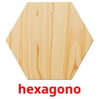 hexagono flashcards illustrate