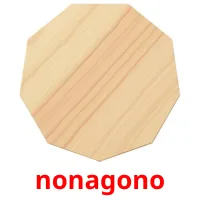 nonagono flashcards illustrate
