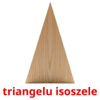 triangelu isoszele flashcards illustrate