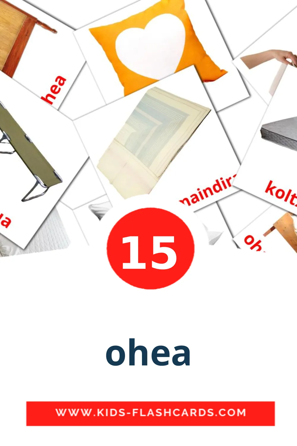 15 ohea fotokaarten voor kleuters in het baskisch