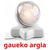 gaueko argia kuvakortit