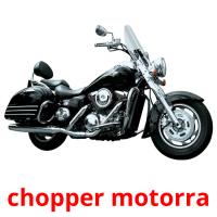 chopper motorra picture flashcards