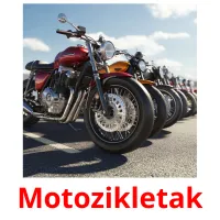 Motozikletak picture flashcards