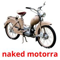 naked motorra flashcards illustrate