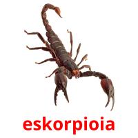 eskorpioia flashcards illustrate