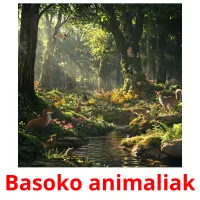 Basoko animaliak Bildkarteikarten