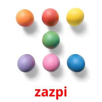 zazpi cartões com imagens