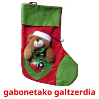 gabonetako galtzerdia cartões com imagens