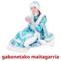 gabonetako maitagarria picture flashcards