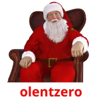 olentzero cartões com imagens