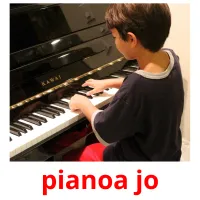 pianoa jo Bildkarteikarten