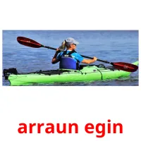 arraun egin picture flashcards