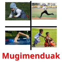 Mugimenduak picture flashcards