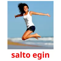 salto egin picture flashcards