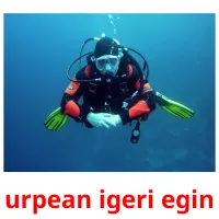 urpean igeri egin picture flashcards