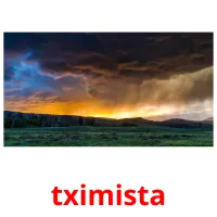 tximista cartões com imagens