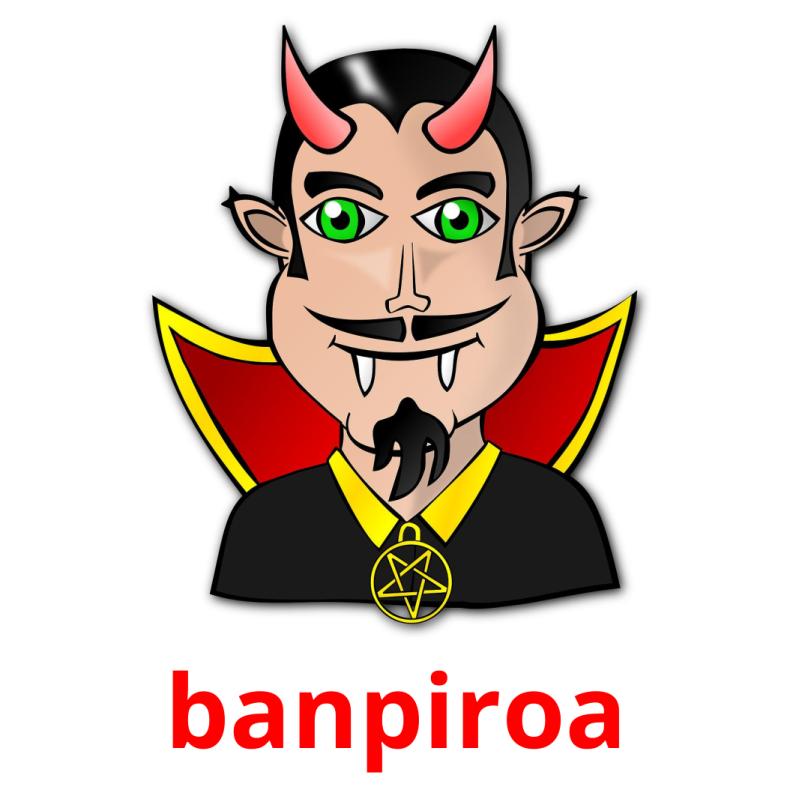 banpiroa picture flashcards