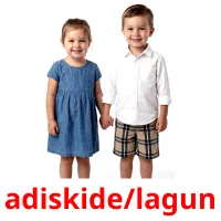 adiskide/lagun picture flashcards