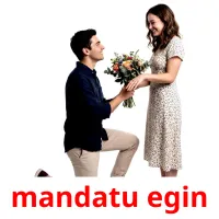 mandatu egin picture flashcards