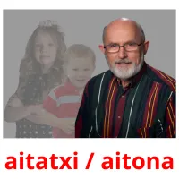 aitatxi / aitona flashcards illustrate