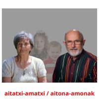 aitatxi-amatxi / aitona-amonak Tarjetas didacticas