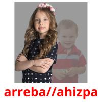 arreba//ahizpa flashcards illustrate