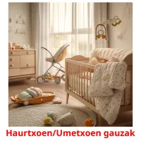 Haurtxoen/Umetxoen gauzak picture flashcards