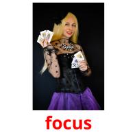 focus flashcards illustrate