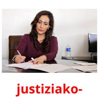 justiziako- picture flashcards