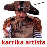 karrika artista cartões com imagens