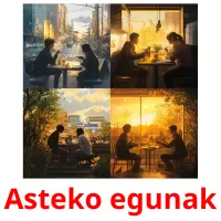 Asteko egunak picture flashcards