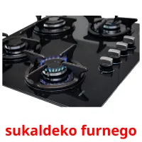 sukaldeko furnego picture flashcards