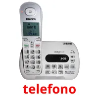 telefono picture flashcards