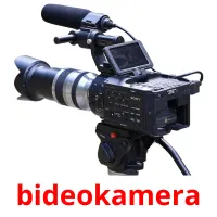 bideokamera cartões com imagens
