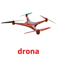 drona cartões com imagens