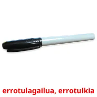 errotulagailua, errotulkia picture flashcards