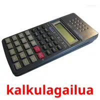 kalkulagailua picture flashcards