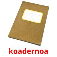 koadernoa picture flashcards