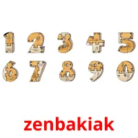 zenbakiak picture flashcards