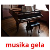 musika gela picture flashcards