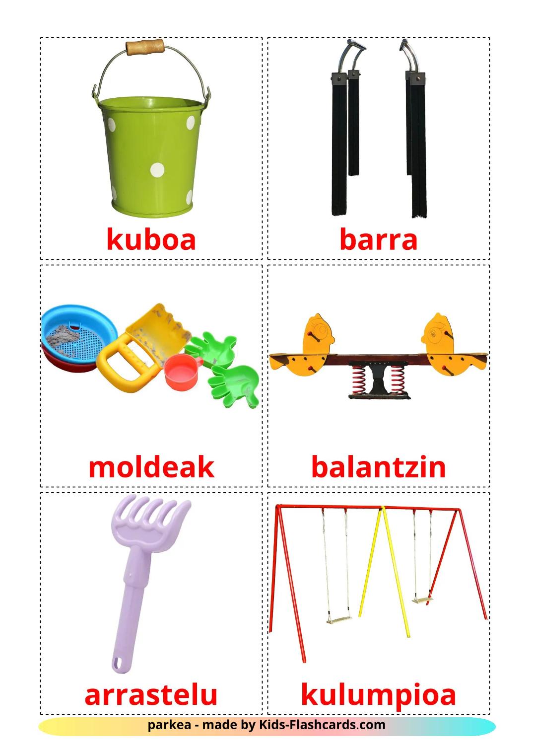 Playground - 14 Free Printable basque Flashcards 