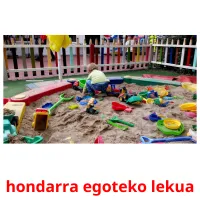 hondarra egoteko lekua picture flashcards