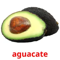 aguacate Tarjetas didacticas