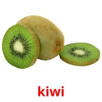 kiwi Tarjetas didacticas