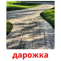 дарожка picture flashcards