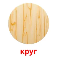 круг picture flashcards