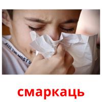 смаркаць picture flashcards
